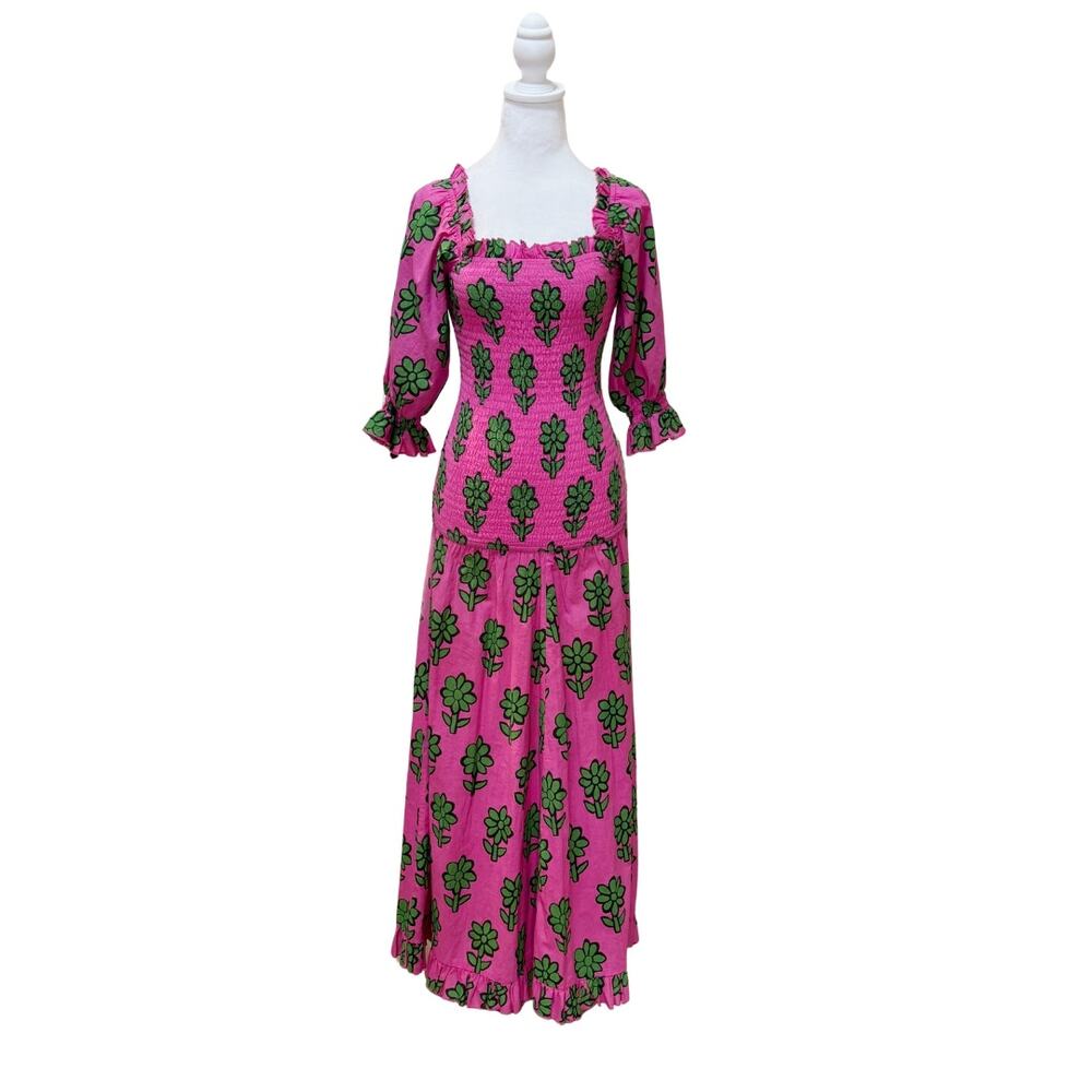 Rhode Eva Maxi Dress XS Pink - Picture 2 of 7